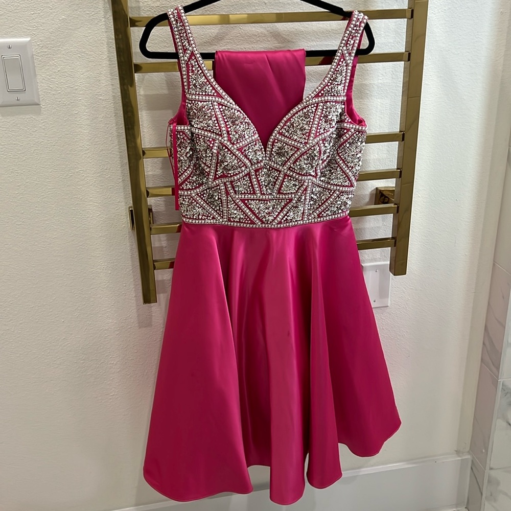 Narianna beaded cocktail dress.